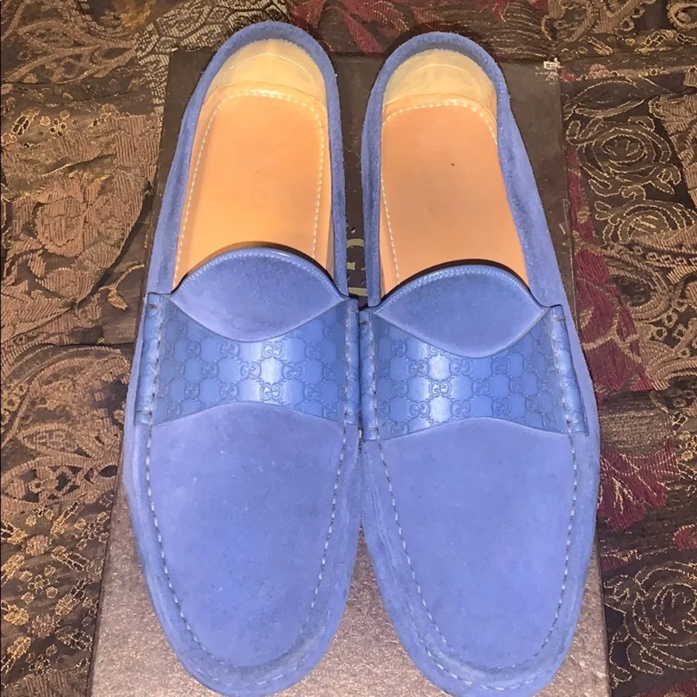 Gucci Blue Loafers & Slip-Ons - Picture 1 of 5